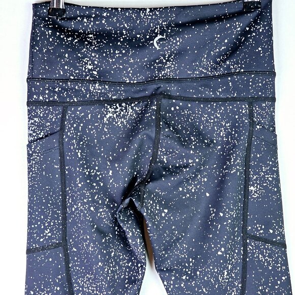 Zyia Active, Reflective Splatter 7/8 High-Rise Legging, Pockets, Sz 4, NWOT - Picture 8 of 9